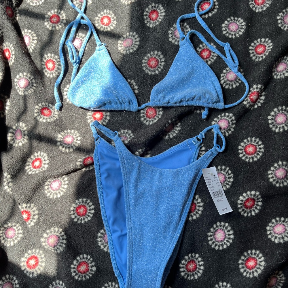 GLITTERY PACSUN BIKINI SET
